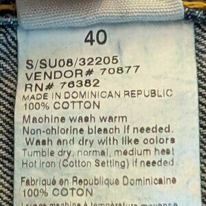 Timberland Jean Shorts 40